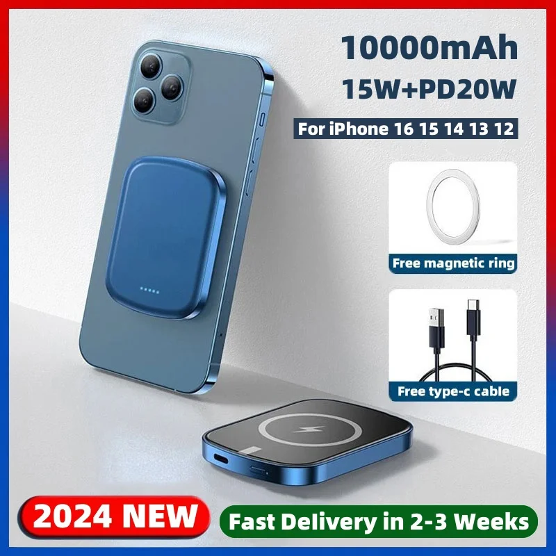 Magnetic Power Bank For Apple External Auxiliary Battery Wireless Fast Charger for iPhone 16 15 14 13 12 Pro Max Mini Powerbank
Magnetic Power Bank For Apple External Auxiliary Battery Wireless Fast Charger for iPhone 16 15 14 13 12 Pro Max Mini Powerbank