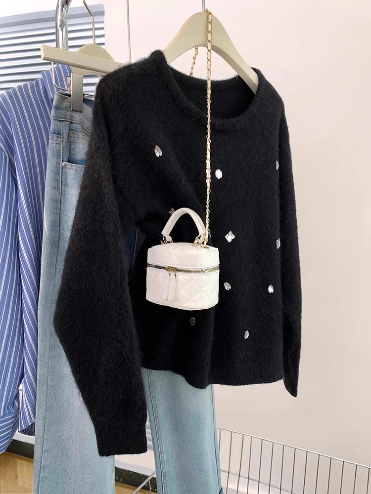Pullover Sweater Women Autumn Winter Lazy Style Oversize Knitting Tops Female Vintage Long Sleeve Warm Knitted Sweater
Pullover Sweater Women Autumn Winter Lazy Style Oversize Knitting Tops Female Vintage Long Sleeve Warm Knitted Sweater