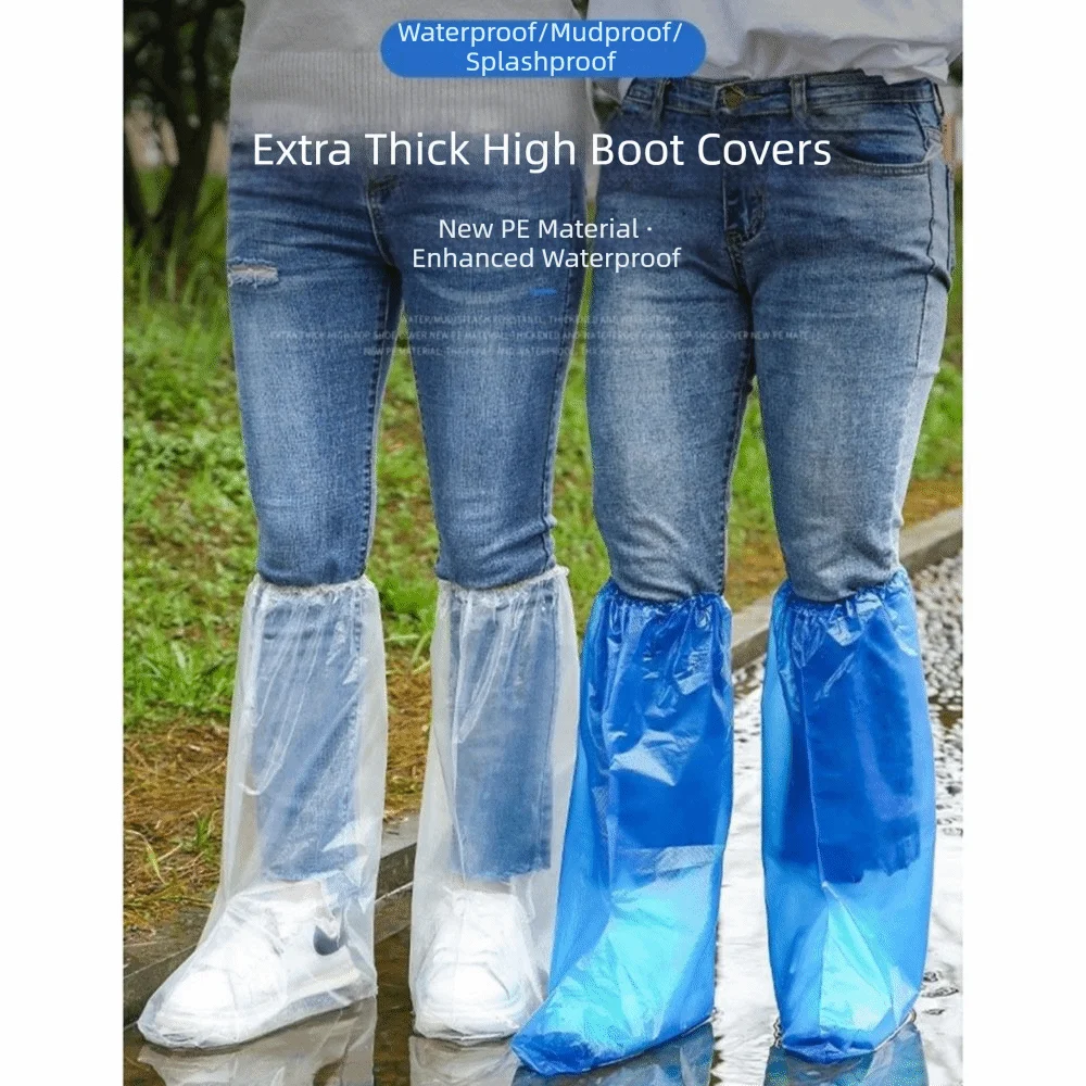 10Pcs Disposable Rain Shoe Cover Transparent Waterproof Shoe Covers Thickened Rain Proof Isolation Foot Cover Rainy Days
10Pcs Disposable Rain Shoe Cover Transparent Waterproof Shoe Covers Thickened Rain Proof Isolation Foot Cover Rainy Days