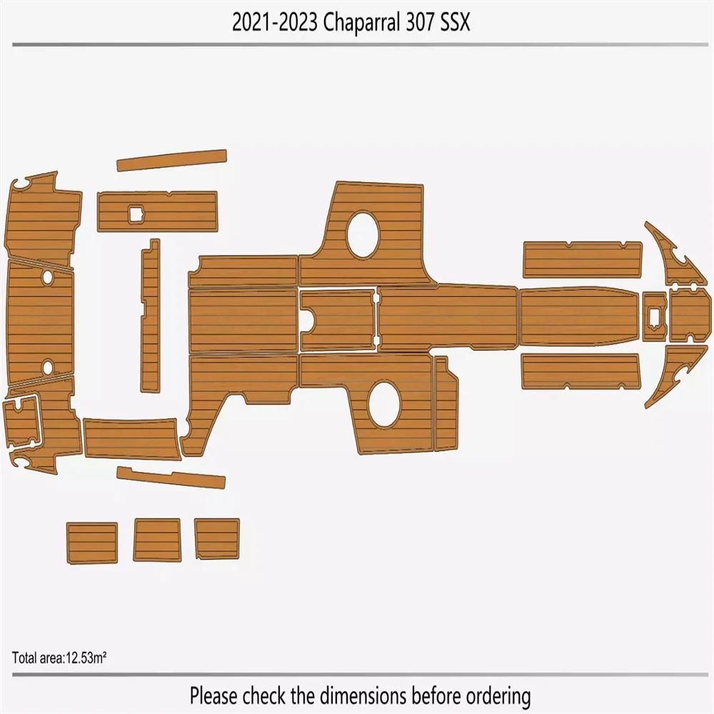 2021-2023 Chaparral 307 SSX Кабина Плавательная платформа Bow1/4 "6 мм Пена EVA искусственный морской пол из тикового дерева Яхта лодка морские аксессуары
2021-2023 Chaparral 307 SSX Кабина Плавательная платформа Bow1/4 "6 мм Пена EVA искусственный морской пол из тикового дерева Яхта лодка морские аксессуары