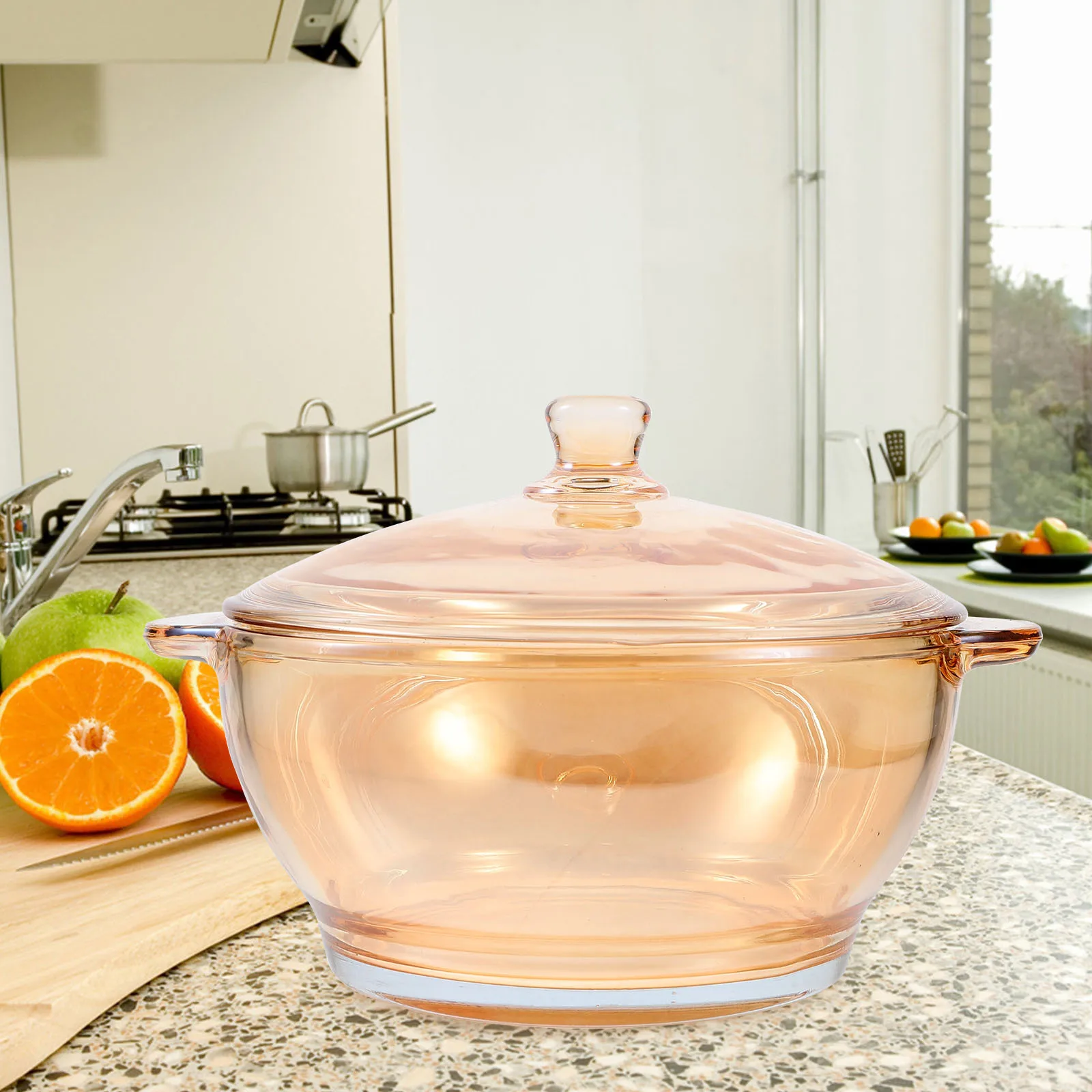 1Pcs Heat Resistant Double Handle Glass Soup Bowl Lead Free Microwave Oven Glassware for Microwave Heating Household
1Pcs Heat Resistant Double Handle Glass Soup Bowl Lead Free Microwave Oven Glassware for Microwave Heating Household