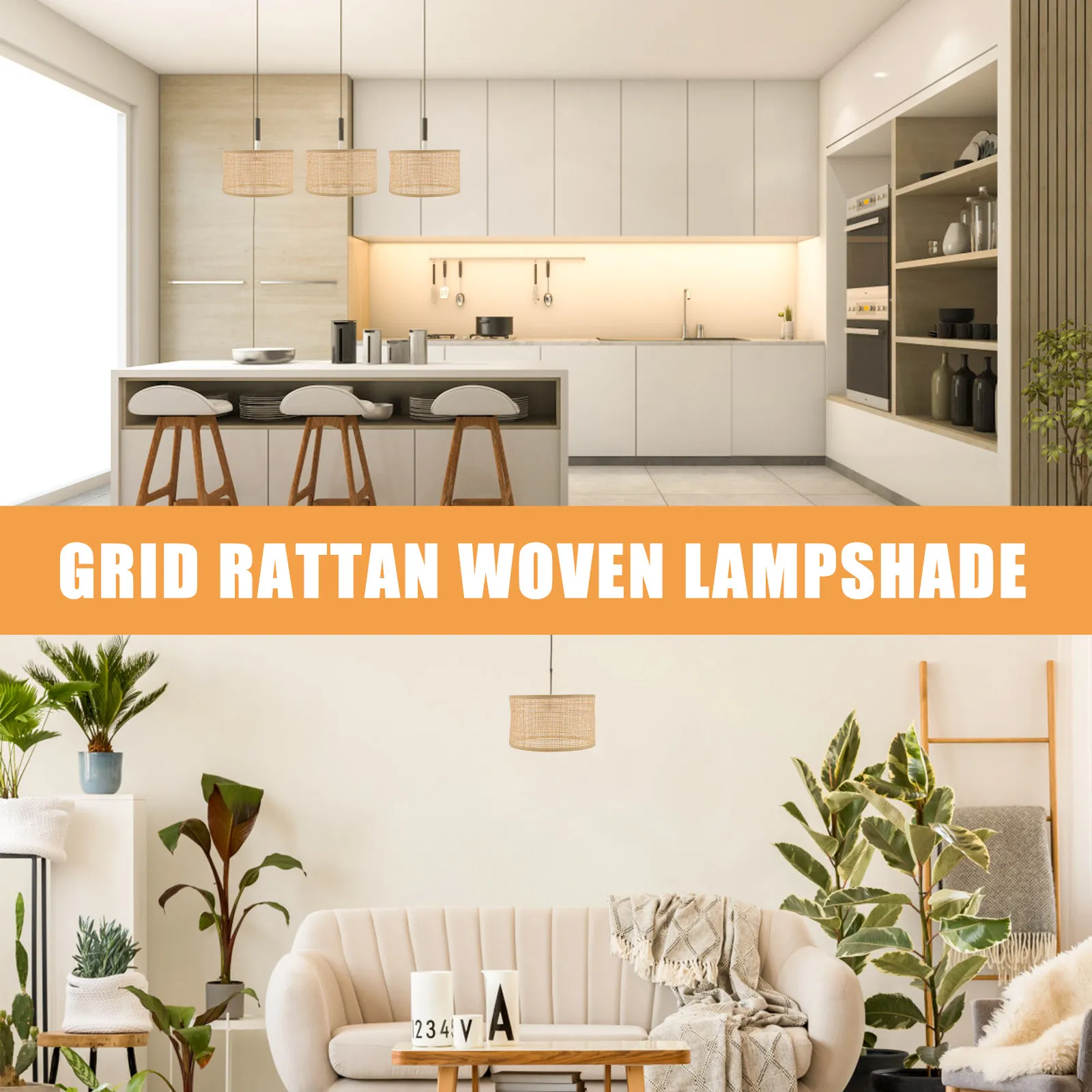 Rustic Style Rattan Woven Lampshade Hanging Lamp Cover Decorative Ceiling Light Lamp Shade Home Ornament Decorative Lampshade
Rustic Style Rattan Woven Lampshade Hanging Lamp Cover Decorative Ceiling Light Lamp Shade Home Ornament Decorative Lampshade