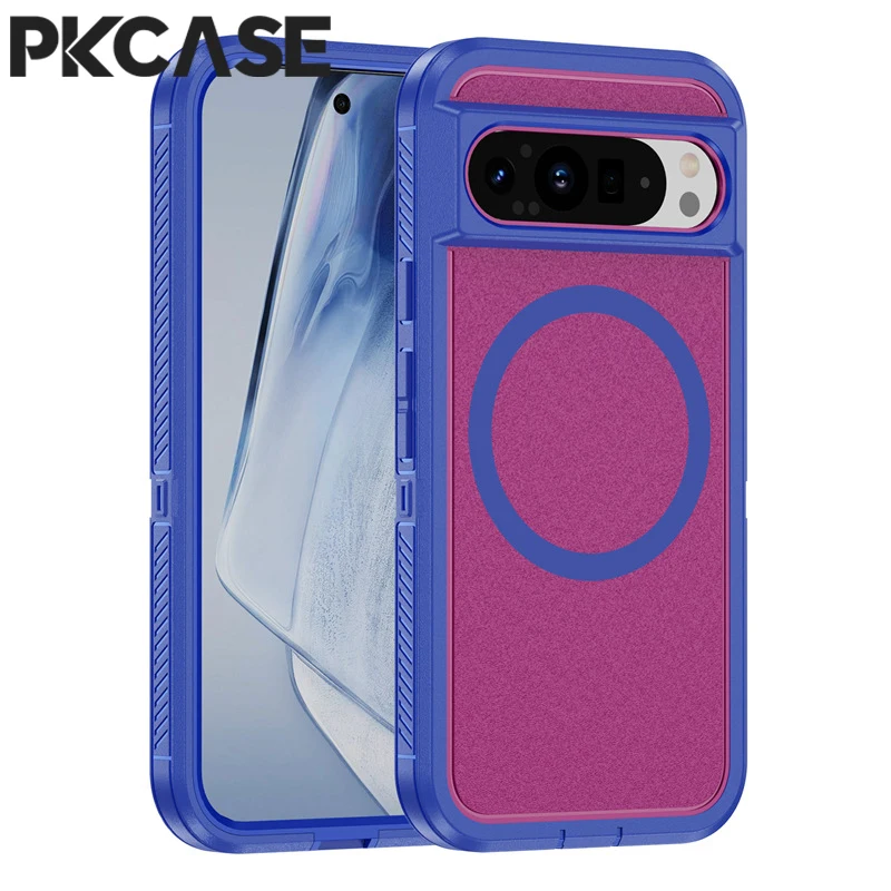 PKCASE Shockproof Magnetic Case For Google Pixel 9 Pro XL For Magsafe Wireless Charging Phone Cover For Google Pixel 8A 8 Pro
PKCASE Shockproof Magnetic Case For Google Pixel 9 Pro XL For Magsafe Wireless Charging Phone Cover For Google Pixel 8A 8 Pro