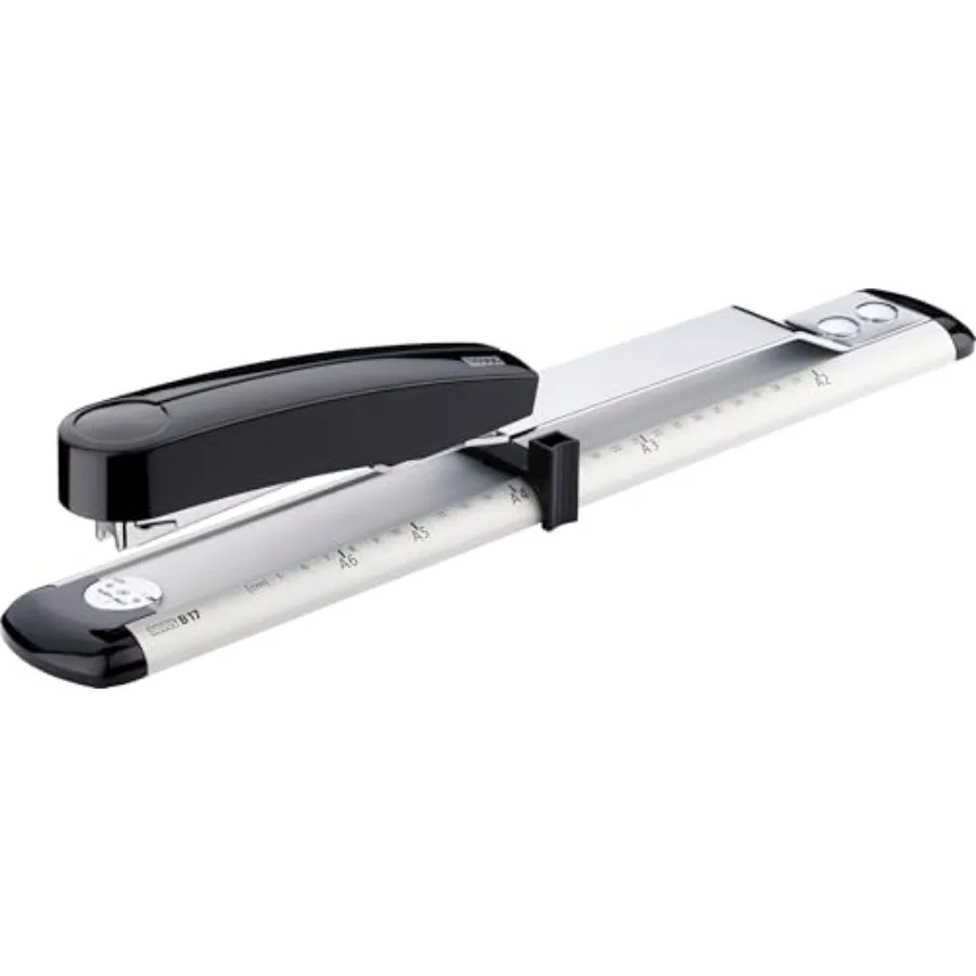 B17 Long Arm Stapler 11.75" Staple Depth 40 Sheet Capacity German Engineered Staple Pin Steel Drive 25 Year Warranty
B17 Long Arm Stapler 11.75" Staple Depth 40 Sheet Capacity German Engineered Staple Pin Steel Drive 25 Year Warranty