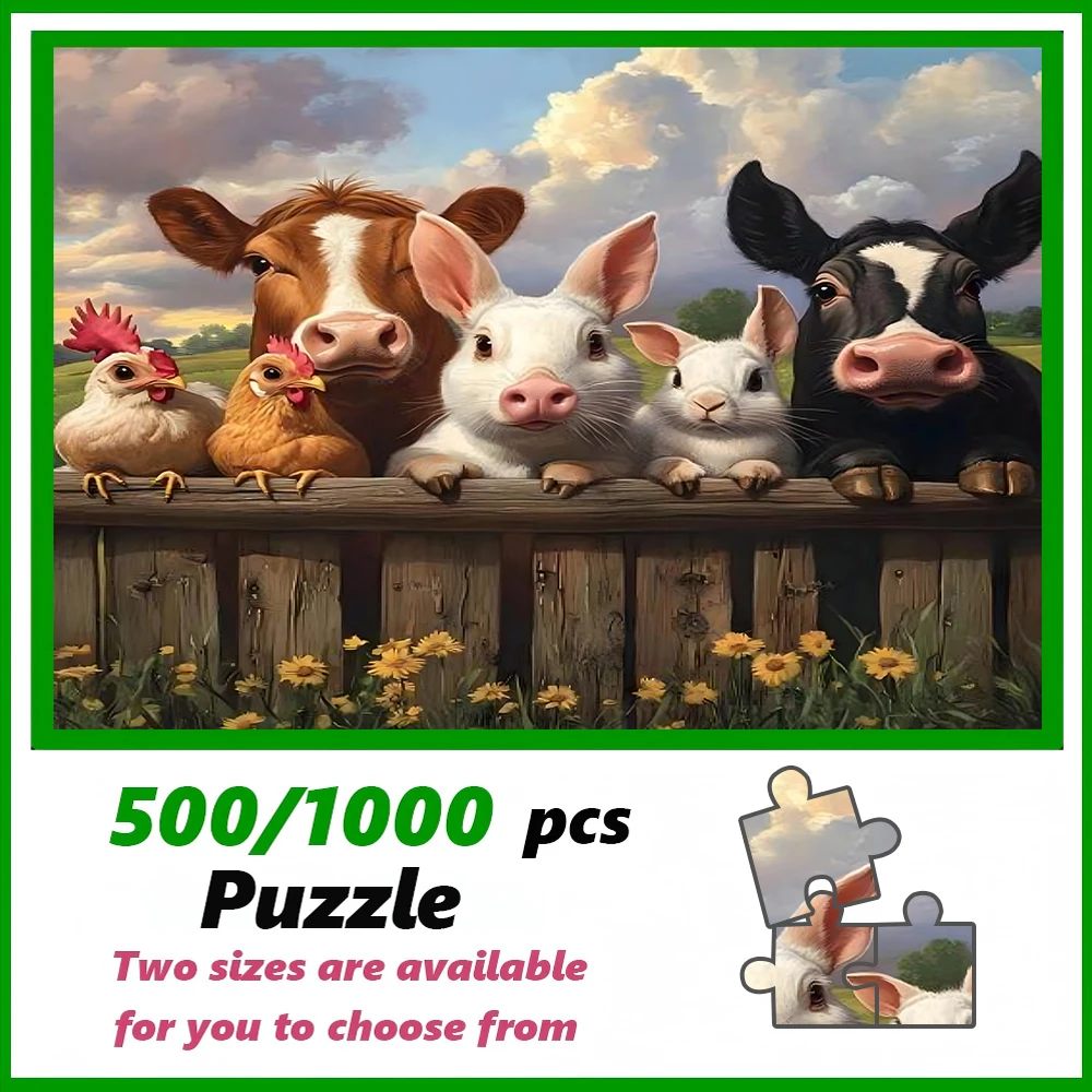A high-quality 500/1000-piece puzzle, perfect for adults, is a fun family game that helps relieve stress and is great for birthd
A high-quality 500/1000-piece puzzle, perfect for adults, is a fun family game that helps relieve stress and is great for birthd