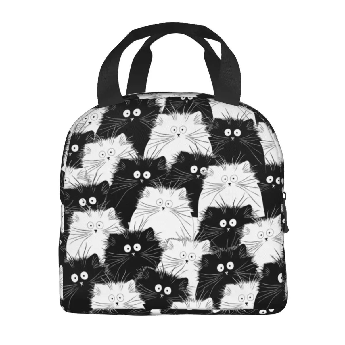 Cute Cat Black White Pattern Insulated Lunch Bag Cooler Meal Container Large Tote Lunch Box Men Women Work Picnic
Cute Cat Black White Pattern Insulated Lunch Bag Cooler Meal Container Large Tote Lunch Box Men Women Work Picnic