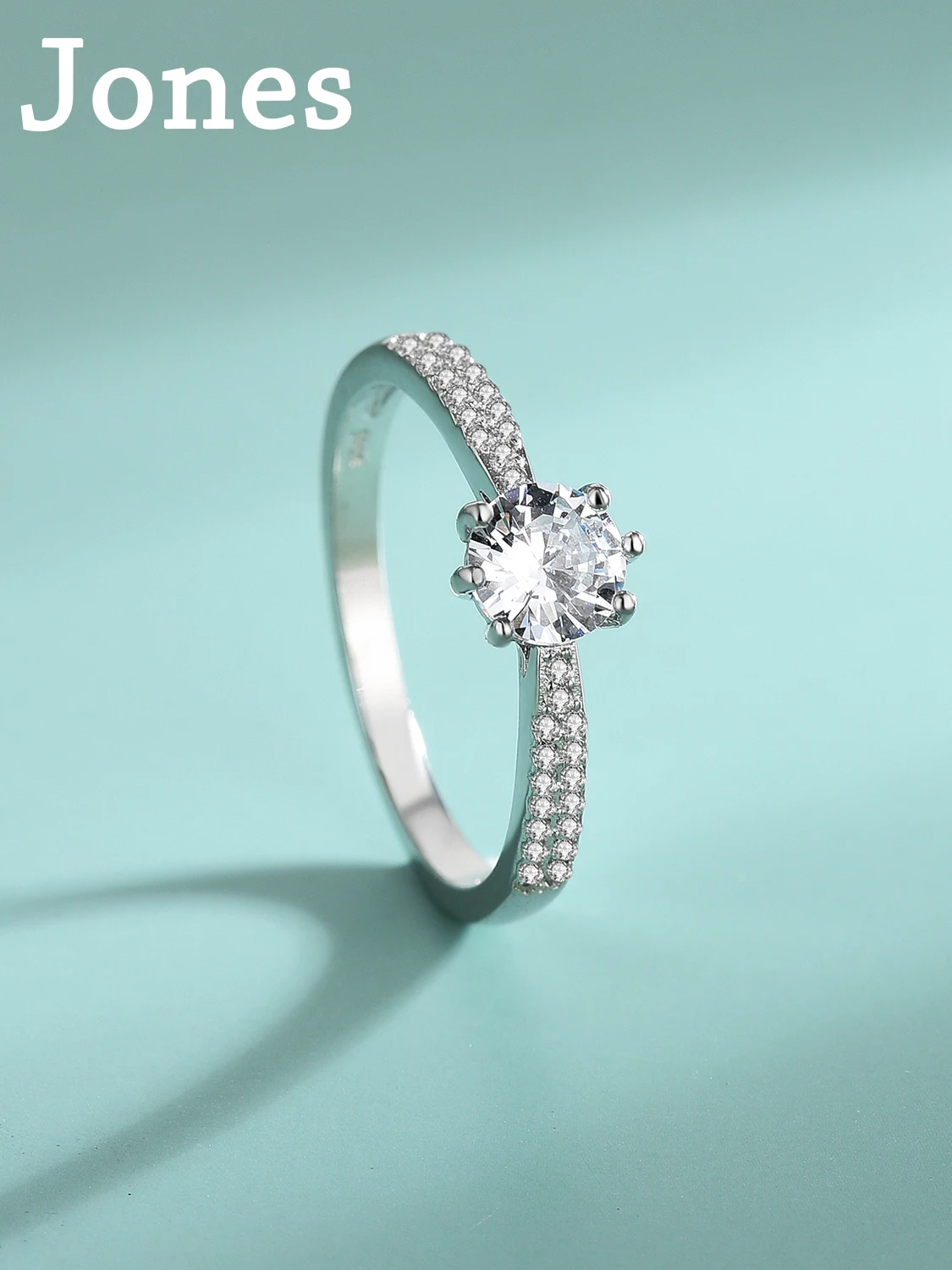 S925 Sterling Silver Four Claw Ring Women's Classic European And American Popular Micro-Set Zirconia Wedding Ring
S925 Sterling Silver Four Claw Ring Women's Classic European And American Popular Micro-Set Zirconia Wedding Ring
