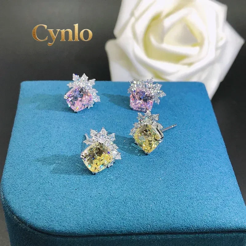 Cynlo Jewelry Luxury Solid Platinum PT950 Fat Square Shaped Earrings Fashion Earrings Luxury Women's Earrings
Cynlo Jewelry Luxury Solid Platinum PT950 Fat Square Shaped Earrings Fashion Earrings Luxury Women's Earrings