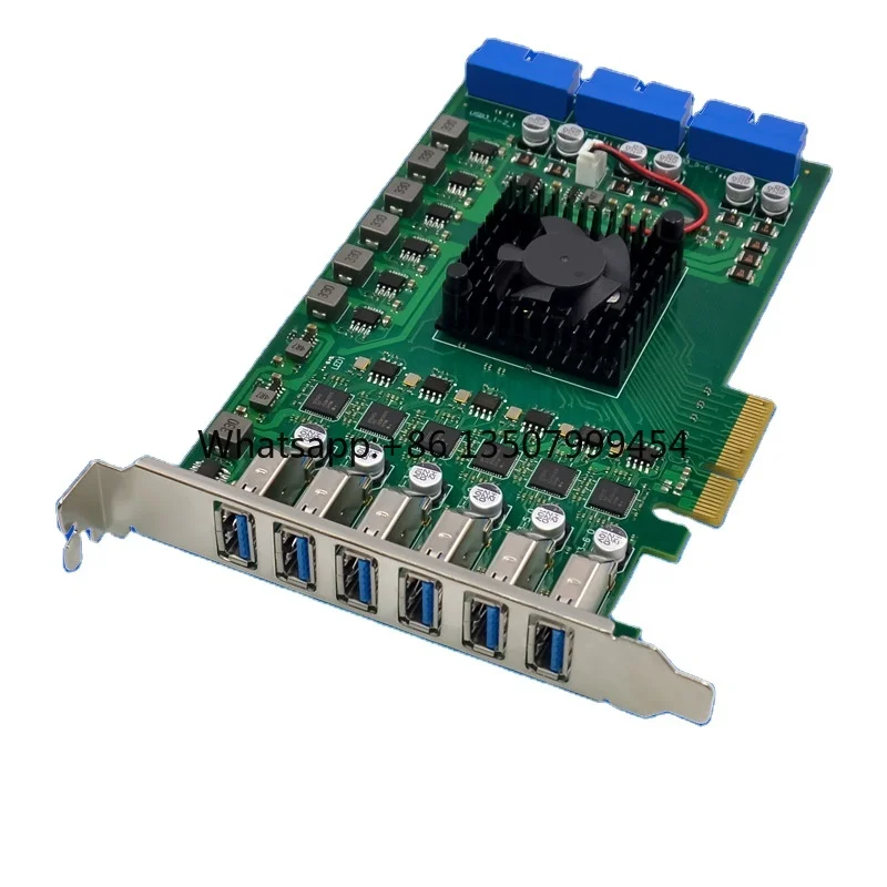 PCIe X4 NEC720202 12-port USB3.0 Industrial Camera Vision Acquisition Adapter Card Model SE-U30202A-12U OEM
PCIe X4 NEC720202 12-port USB3.0 Industrial Camera Vision Acquisition Adapter Card Model SE-U30202A-12U OEM