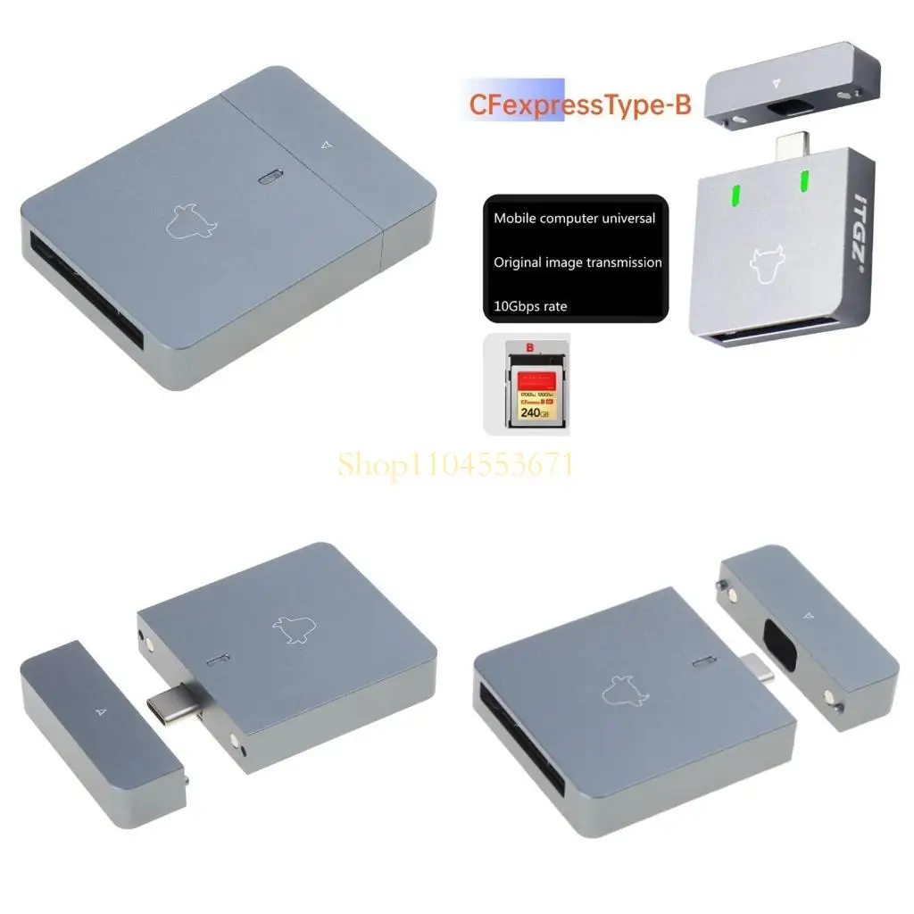 Best Seller CFexpress TypeB Card Reader USB3.2 Gen2 10Gbps Type C Memory Card Adapter for SLR Camera Photographers Accessories
Best Seller CFexpress TypeB Card Reader USB3.2 Gen2 10Gbps Type C Memory Card Adapter for SLR Camera Photographers Accessories