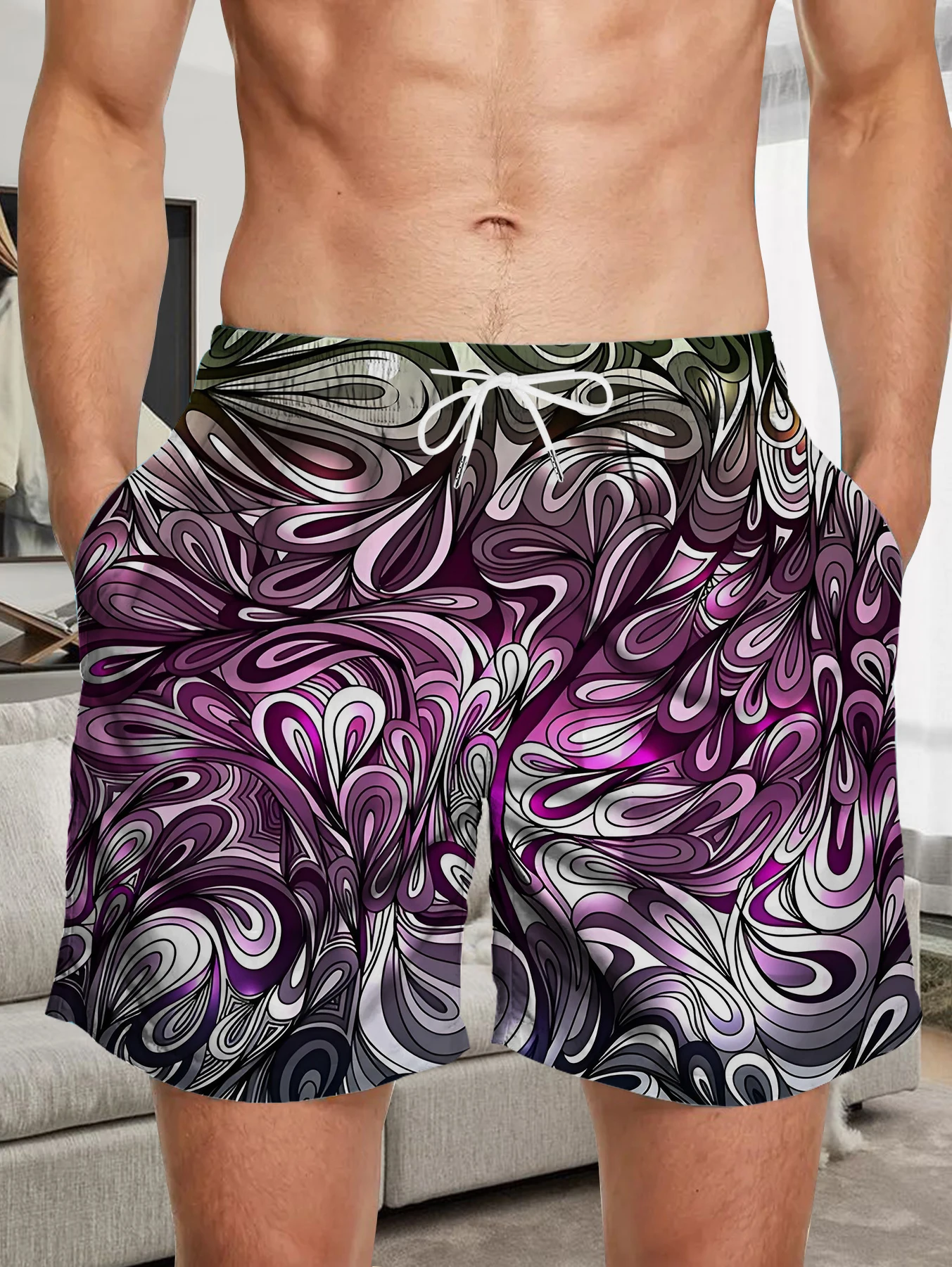Sports Quick Dry Polyester Shorts Men Full Print Digital Pattern Casual Swim Trunks
Sports Quick Dry Polyester Shorts Men Full Print Digital Pattern Casual Swim Trunks