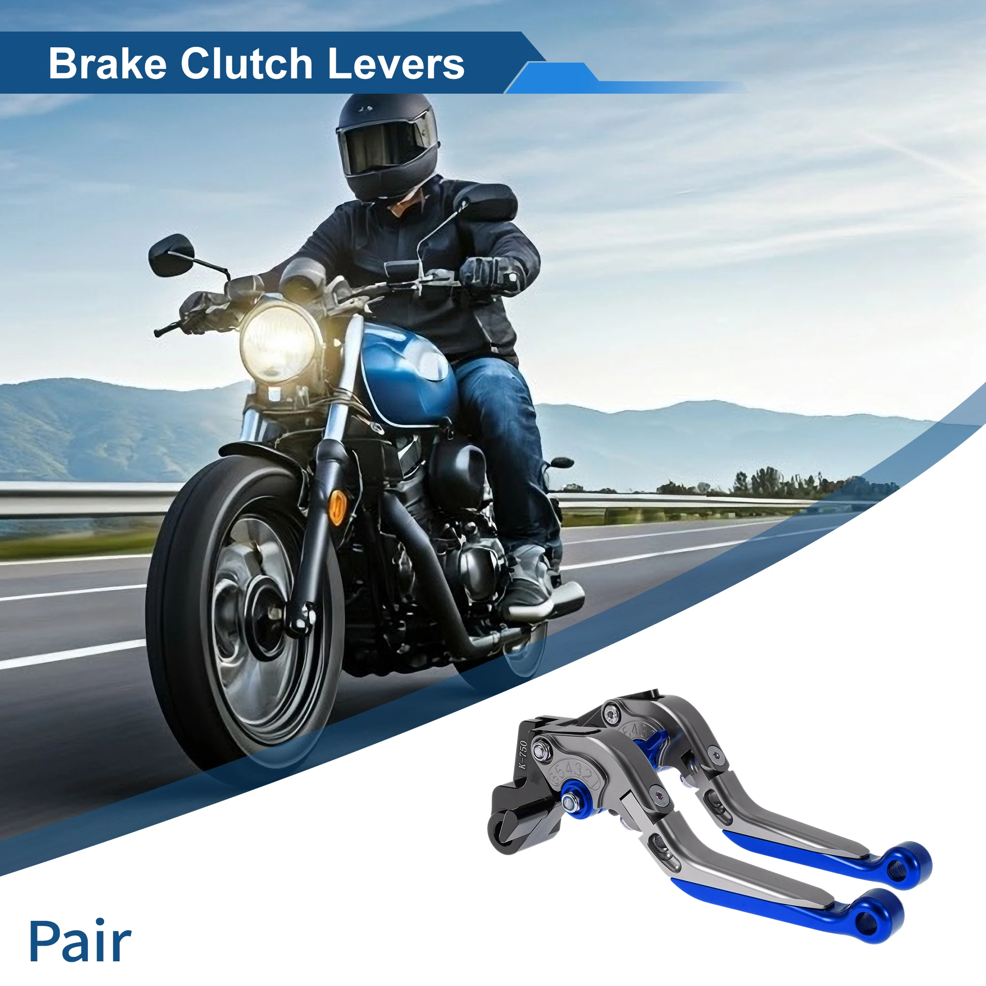 Motoforti Adjustable Short Long Brake Clutch Levers for Kawasaki NINJA650R Titanium Blue
Motoforti Adjustable Short Long Brake Clutch Levers for Kawasaki NINJA650R Titanium Blue