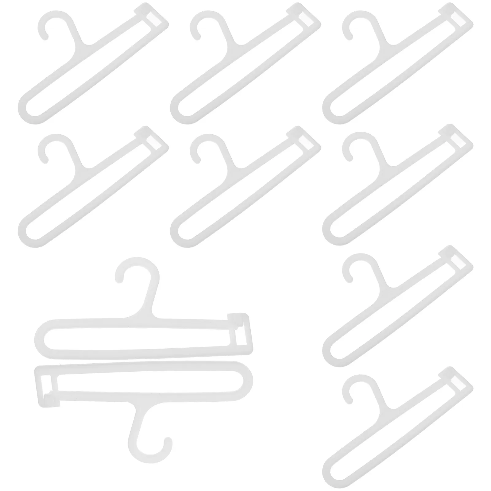 10Pcs Mini Plastic Hangers for Clothes Bjd Cotton Clothes Holder Space-Saving Storage Rack Small Hanger
10Pcs Mini Plastic Hangers for Clothes Bjd Cotton Clothes Holder Space-Saving Storage Rack Small Hanger