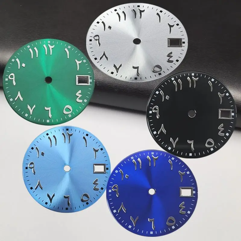 28.5mm Arabic Numerals Watch Dial NH35 NH36 NH70 Movement Single Calendar Date No Luminous Dial For SKX Watch
28.5mm Arabic Numerals Watch Dial NH35 NH36 NH70 Movement Single Calendar Date No Luminous Dial For SKX Watch