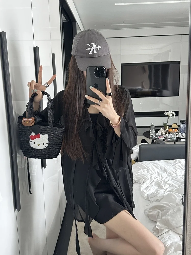 Кардиган Nanzhaozi Bla Long Sve: Свободный крой, дизайн Le, защита от солнца, полиэстер...
Кардиган Nanzhaozi Bla Long Sve: Свободный крой, дизайн Le, защита от солнца, полиэстер...