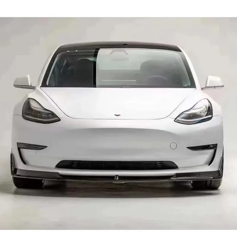 For Tesla Model 3 2017+ V style Carbon Fiber Car Front Bumper Diverter Spoiler Diffuser Front lip chin automotive parts body kit
For Tesla Model 3 2017+ V style Carbon Fiber Car Front Bumper Diverter Spoiler Diffuser Front lip chin automotive parts body kit