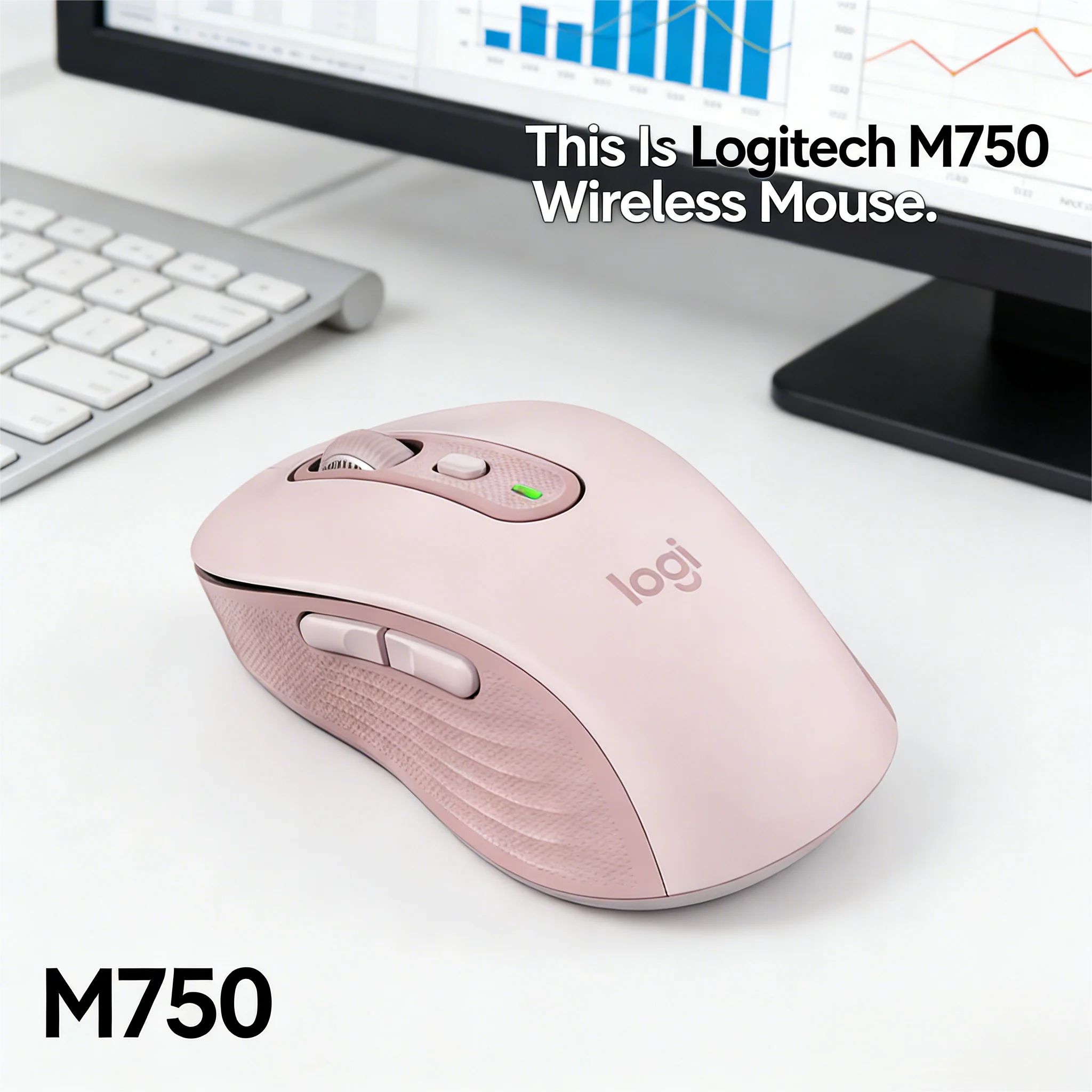Беспроводная мышь Logitech M750 | Бесшумный дизайн с низким уровнем шума и эргономичным комфортом для всех размеров рук, идеально подходит для офиса и ноутбука.
Беспроводная мышь Logitech M750 | Бесшумный дизайн с низким уровнем шума и эргономичным комфортом для всех размеров рук, идеально подходит для офиса и ноутбука.