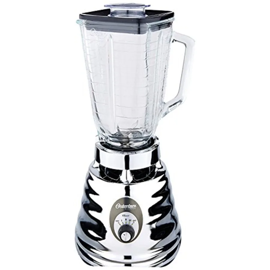 4655 3-Speed Chrome Retro Blender with 5-Cup Glass Jar, 220-volt
4655 3-Speed Chrome Retro Blender with 5-Cup Glass Jar, 220-volt