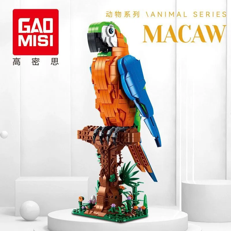 Parrot Model Building Blocks Animal Series Bird Small Particle Ornaments Educational Assembly Toy Birthday Gift T2113
Parrot Model Building Blocks Animal Series Bird Small Particle Ornaments Educational Assembly Toy Birthday Gift T2113