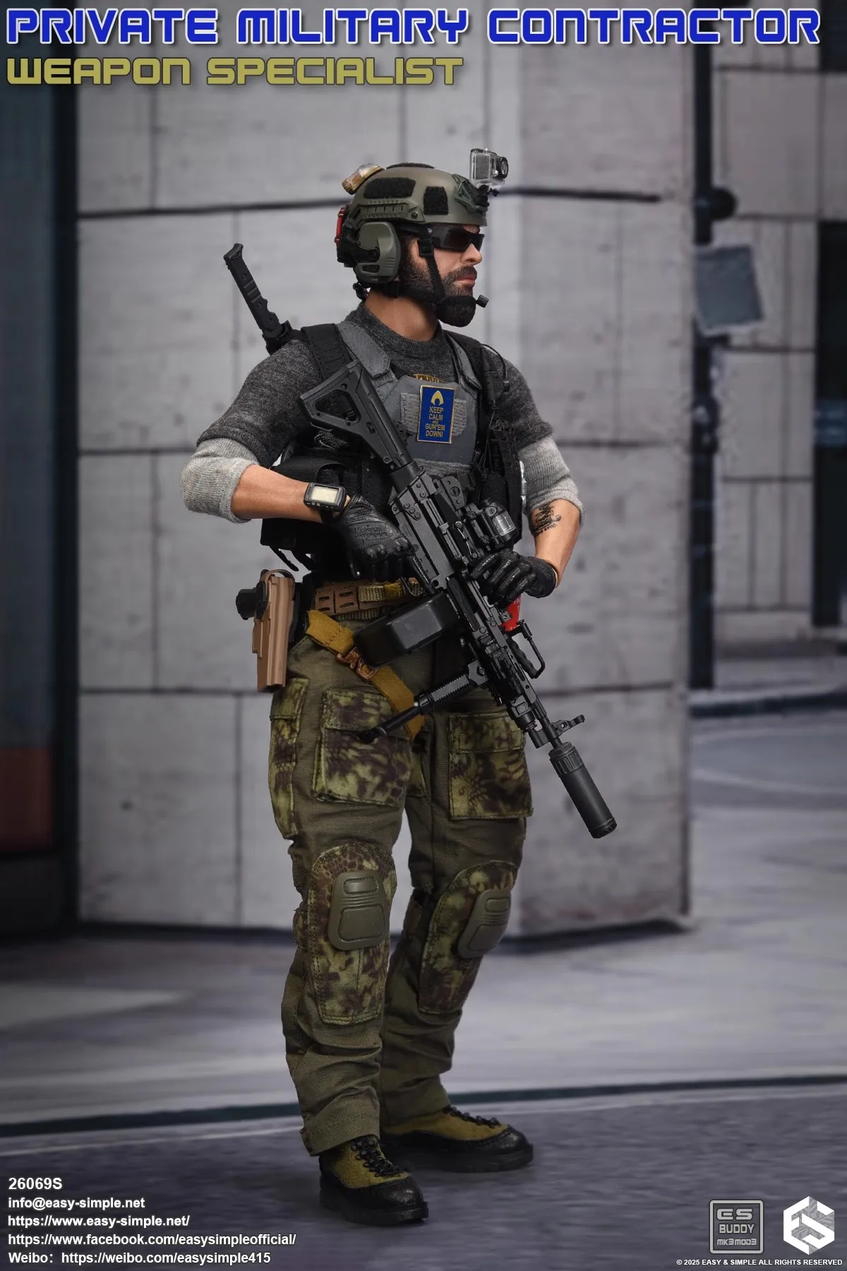 EASY&SIMPLE ES 26069S 1/6 Soldier PMC Mercenaries Limited Edition Full Set 12'' Action Figure Toy In Stock
EASY&SIMPLE ES 26069S 1/6 Soldier PMC Mercenaries Limited Edition Full Set 12'' Action Figure Toy In Stock