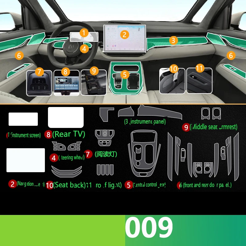 Tpu Transparent Film for Zeekr 009 Car Interior Sticker Console Dashboard Screen Protective Film Car Decor Accessories
Tpu Transparent Film for Zeekr 009 Car Interior Sticker Console Dashboard Screen Protective Film Car Decor Accessories