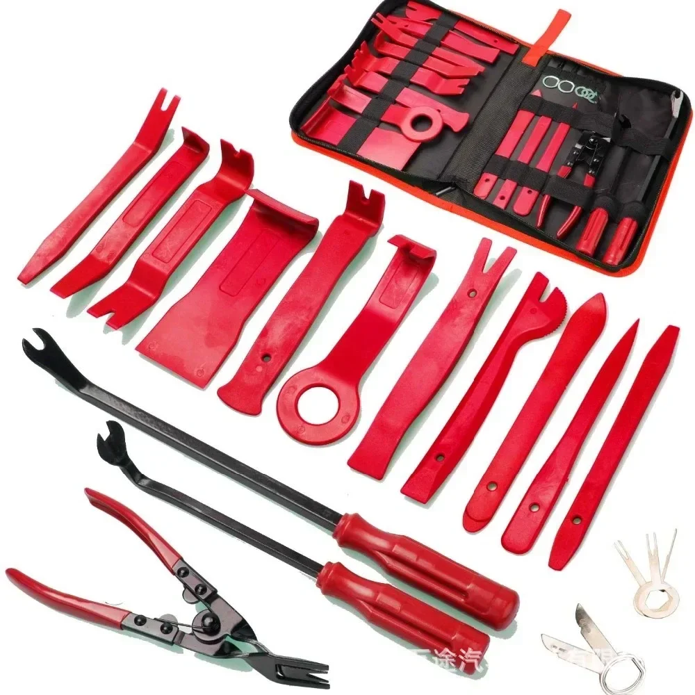 19PCS Car Stereo Removal Toolkit Nylon Car Center Panel Removal Tool 11PCS Door Panel Removal
19PCS Car Stereo Removal Toolkit Nylon Car Center Panel Removal Tool 11PCS Door Panel Removal