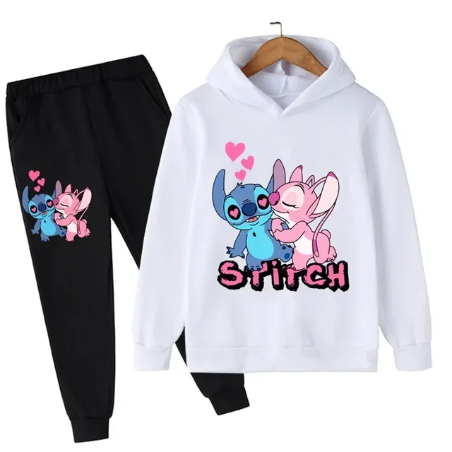 Disney Stitch Hoodie Set Kids Long Sleeves Outfits 3-14 Years Children's Sets Baby Boys Casual Tracksuit Hoodie + Pants Sets
Disney Stitch Hoodie Set Kids Long Sleeves Outfits 3-14 Years Children's Sets Baby Boys Casual Tracksuit Hoodie + Pants Sets