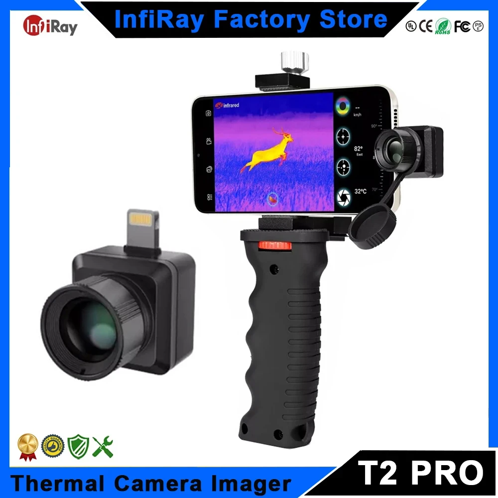 InfiRay T2 PRO Thermal Imager for iPhone iOS T2pro Thermal Camera Night Vision 1579M Infrared Image Camera (not for Android)
InfiRay T2 PRO Thermal Imager for iPhone iOS T2pro Thermal Camera Night Vision 1579M Infrared Image Camera (not for Android)