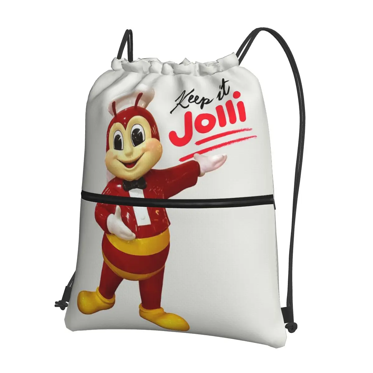 Jollibee Backpacks Portable Drawstring Bags Sports Bag Book Bags for Travel Students
Jollibee Backpacks Portable Drawstring Bags Sports Bag Book Bags for Travel Students