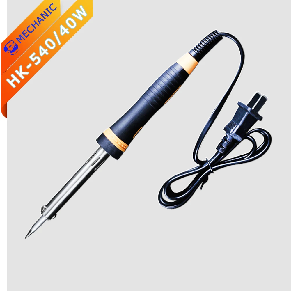 Electric Soldering Iron MECHANIC HK540 40W External Heat Type Constant Temperature Welding Pen Home Electronics Weld Repair Tool
Electric Soldering Iron MECHANIC HK540 40W External Heat Type Constant Temperature Welding Pen Home Electronics Weld Repair Tool