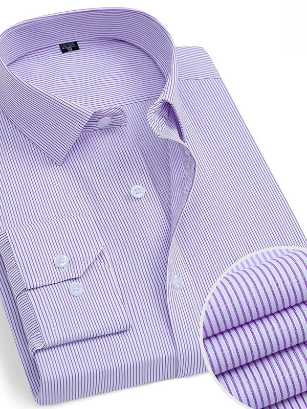 Men's Striped Collar Long Sve irt Top Loose Fit Casual Summer Faion Button down 
Men's Striped Collar Long Sve irt Top Loose Fit Casual Summer Faion Button down
