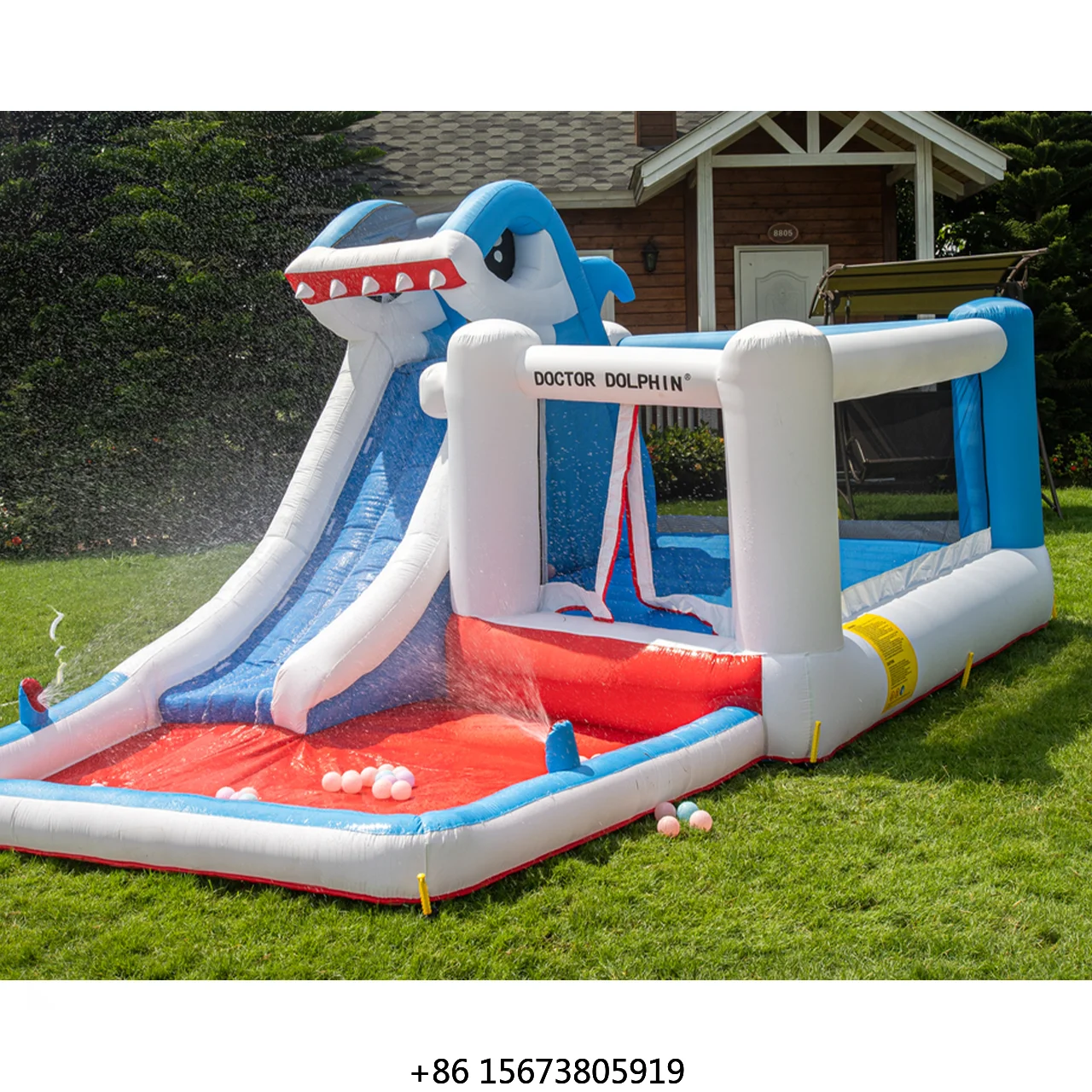 Hot Sale Shark Theme With Large Slide Bouncy House Combo Water Pool Jumping Castle Inflatable Bounce House for Kid's Party
Hot Sale Shark Theme With Large Slide Bouncy House Combo Water Pool Jumping Castle Inflatable Bounce House for Kid's Party