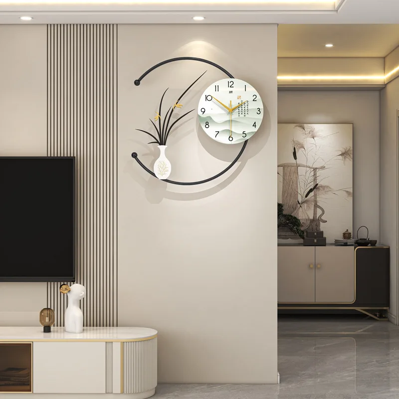 New living room home new Chinese decoration wall clock high-end silent art clock wall hanging creative restaurant wall clock
New living room home new Chinese decoration wall clock high-end silent art clock wall hanging creative restaurant wall clock