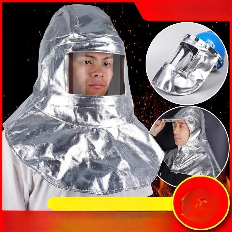 Термостойкая маска-шапка из алюминиевой фольги для защиты от огня и дыма, выдерживающая температуру до 1000 градусов
Термостойкая маска-шапка из алюминиевой фольги для защиты от огня и дыма, выдерживающая температуру до 1000 градусов