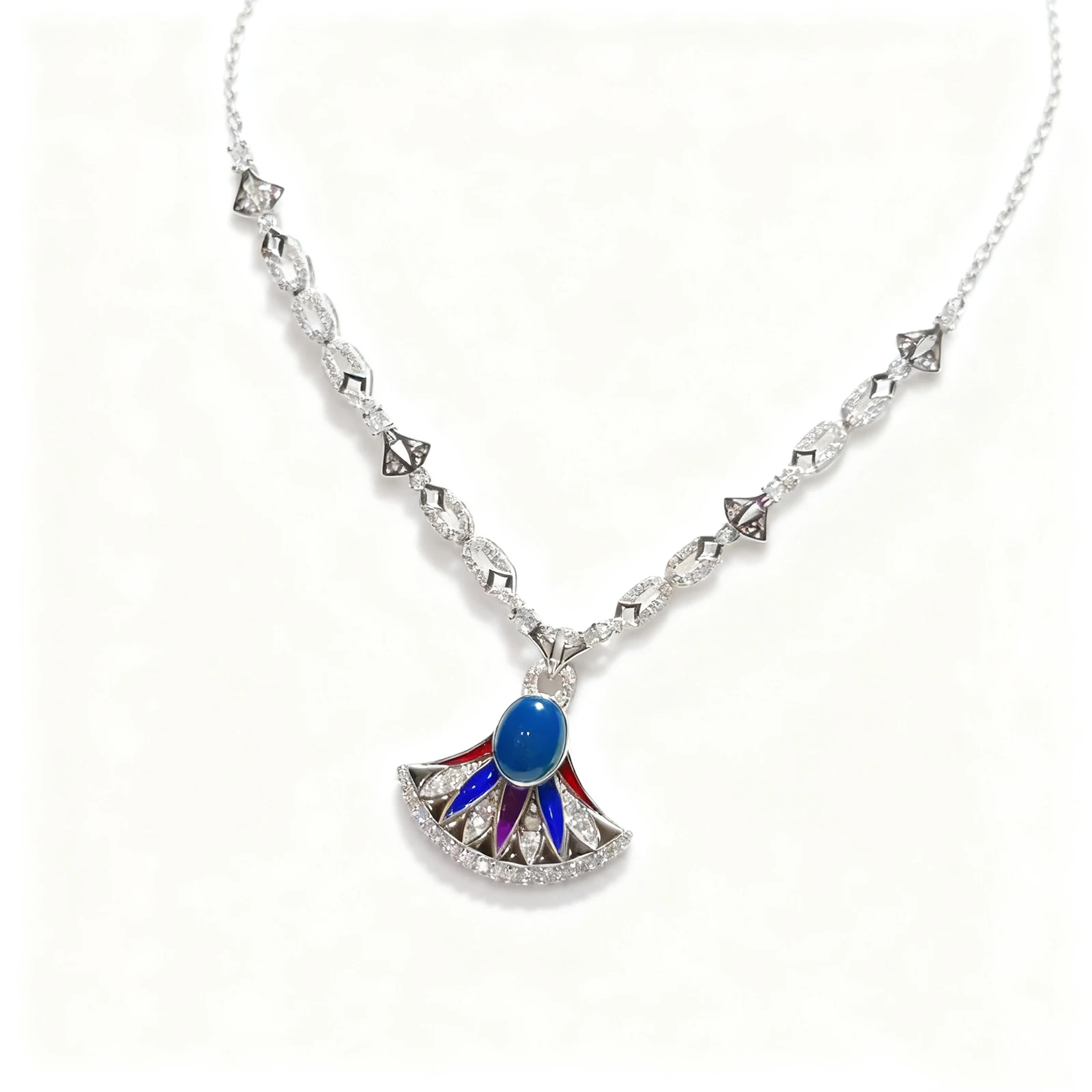 Доминиканский синий янтарный кулон, серебро 925, ожерелье из натурального драгоценного камня для женщин, ювелирное изделие ручной работы в форме веера, подарок
Доминиканский синий янтарный кулон, серебро 925, ожерелье из натурального драгоценного камня для женщин, ювелирное изделие ручной работы в форме веера, подарок