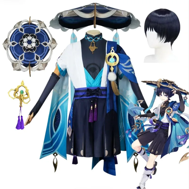 Wanderer Scaramouche Game Cosplay Costume Full Set with Balladeer Hat Uniform Kunikuzushi Halloween Carnival Party Clothes Anime
Wanderer Scaramouche Game Cosplay Costume Full Set with Balladeer Hat Uniform Kunikuzushi Halloween Carnival Party Clothes Anime
