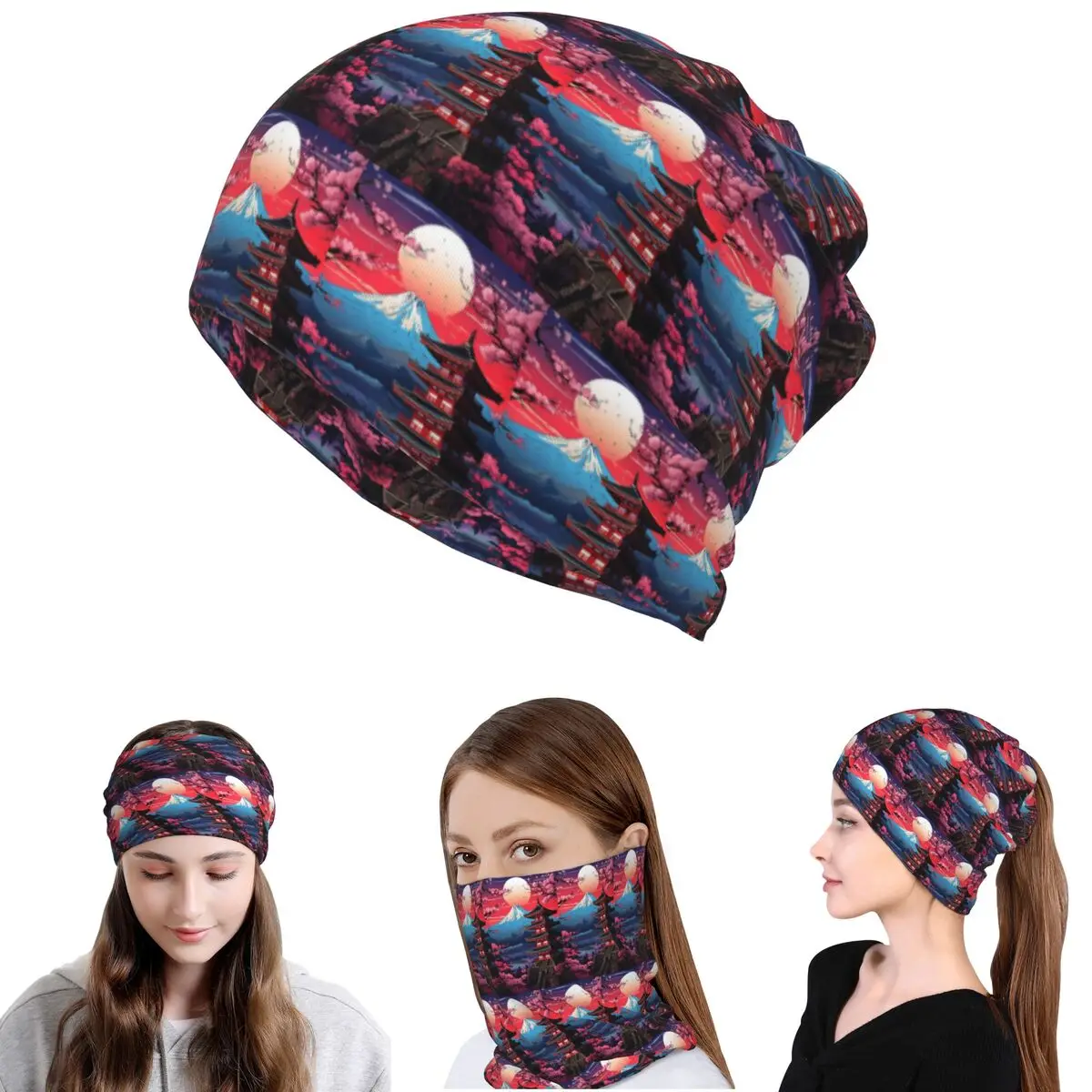 Japan Sakura Cherry Blossoms With A Red Rising Sun Bandana Neck Cover Mask Scarf Cycling Scarf Beanies Hat for Men Women Winter
Japan Sakura Cherry Blossoms With A Red Rising Sun Bandana Neck Cover Mask Scarf Cycling Scarf Beanies Hat for Men Women Winter