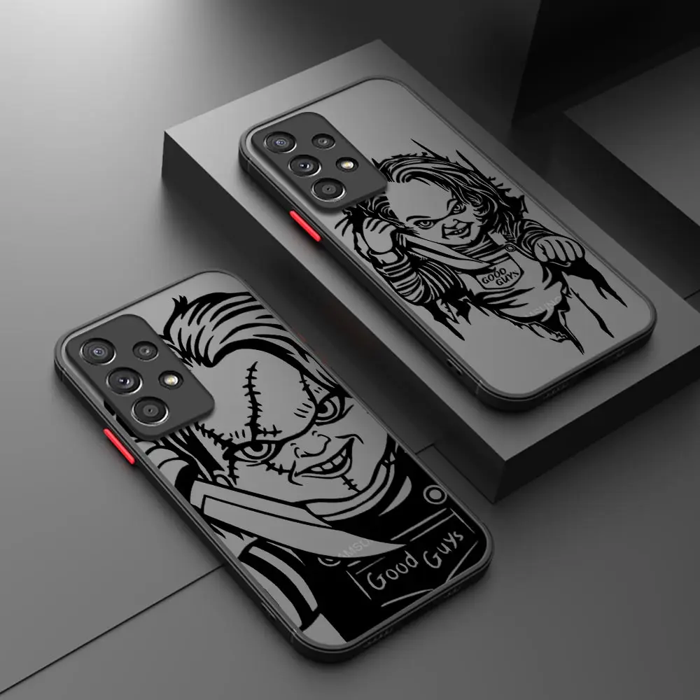 Chucky Doll Horror Phone Case For Samsung Galaxy A52 A51 A71 A72 A53 A73 A21S A13 A14 A42 A31 A32 A33 A04 A03 A02 S Matte Covers
Chucky Doll Horror Phone Case For Samsung Galaxy A52 A51 A71 A72 A53 A73 A21S A13 A14 A42 A31 A32 A33 A04 A03 A02 S Matte Covers