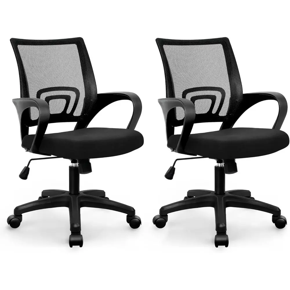Ergonomic Swivel Office Chair with Lumbar Support, Adjustable Cushion, Mesh Seat, Wheels for Home & Executive Use (2-Pack, Black
Ergonomic Swivel Office Chair with Lumbar Support, Adjustable Cushion, Mesh Seat, Wheels for Home & Executive Use (2-Pack, Black