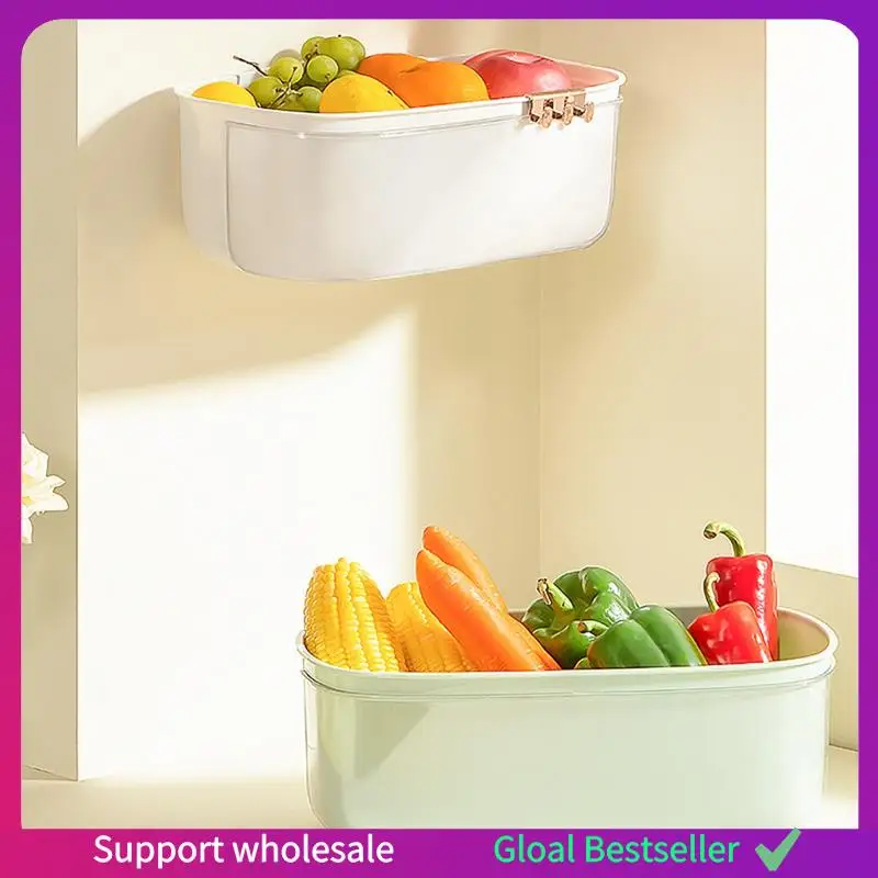 A38M Hanging Storage Box Punch-Free Storage Rack Drainage Storage Basket For Fruits And Vegetables
A38M Hanging Storage Box Punch-Free Storage Rack Drainage Storage Basket For Fruits And Vegetables