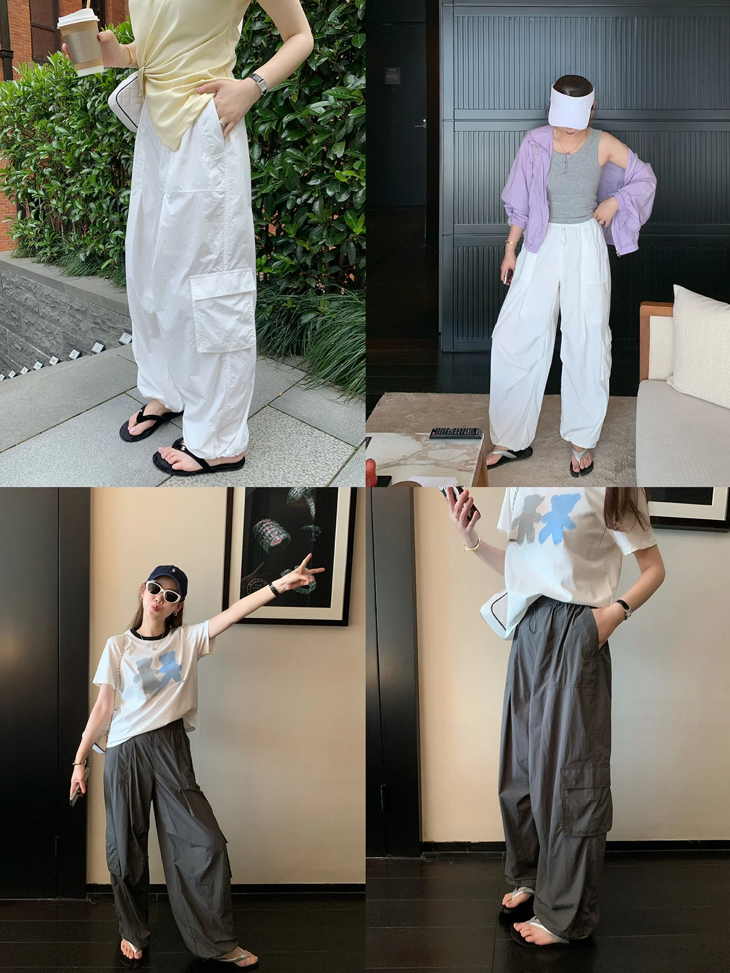 Landbeige American Sle Workwear Pants Women's Elastic Waist Airy Wide Leg Pants Two Colors Heavyweight Cool Sensation
Landbeige American Sle Workwear Pants Women's Elastic Waist Airy Wide Leg Pants Two Colors Heavyweight Cool Sensation