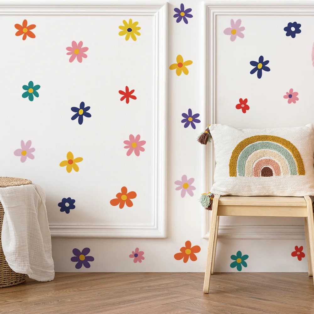 Cartoon Creative Flowers Wall Sticker For Kids Room Background Home Decor Mural Children Bedroom Decoration Self-adhesive Decals
Cartoon Creative Flowers Wall Sticker For Kids Room Background Home Decor Mural Children Bedroom Decoration Self-adhesive Decals