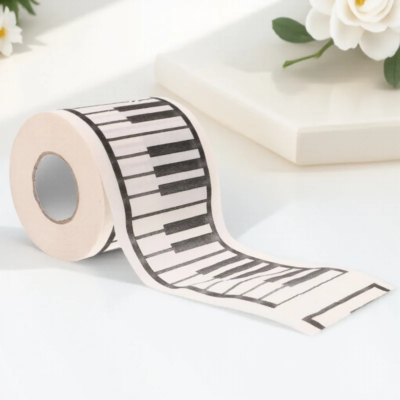 1 Roll Piano Toilet Paper Printed Soft Decorative Roll Bathroom Tissue Paper Piano Pattern Tissue Toilet Papers 
1 Roll Piano Toilet Paper Printed Soft Decorative Roll Bathroom Tissue Paper Piano Pattern Tissue Toilet Papers