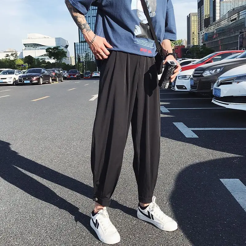 Casual Pants Men Chic New Fashion Korean Straight High Waist Streetwear All-match Student Loose Harajuku Soft Pants R99
Casual Pants Men Chic New Fashion Korean Straight High Waist Streetwear All-match Student Loose Harajuku Soft Pants R99