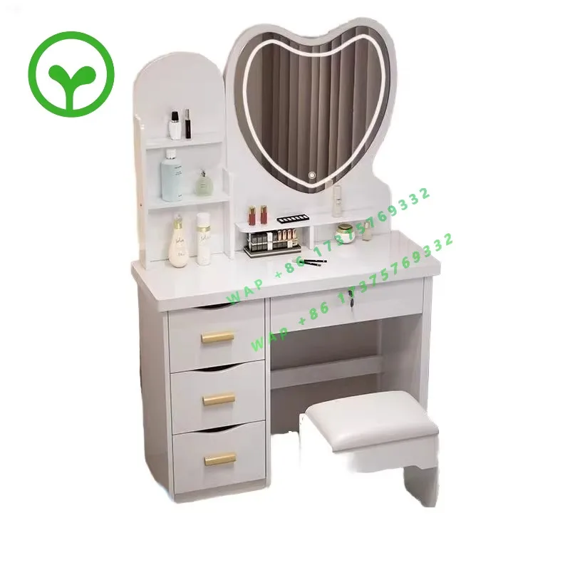 【Best-selling】Modern Simple Bedroom Multi-Functional Makeup Vanity LED Light Wood Panel Dressing Case With Standing Mirror For S
【Best-selling】Modern Simple Bedroom Multi-Functional Makeup Vanity LED Light Wood Panel Dressing Case With Standing Mirror For S