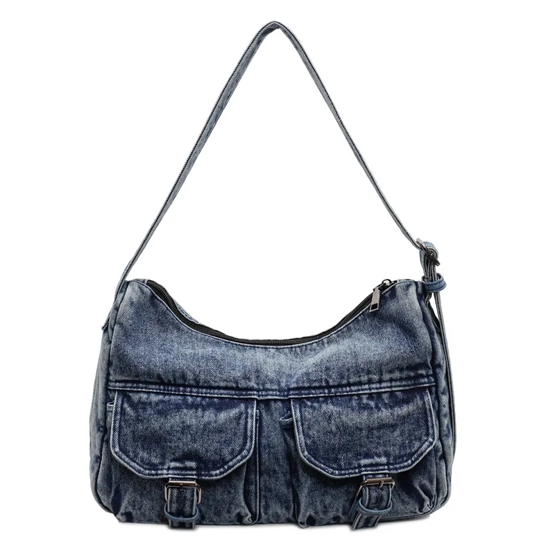 Women's Designer Denim Bag - Retro Multi-Pocket Crossbody Shoulder Bag with Unique Style, Fashionable Denim Handbag for Women
Women's Designer Denim Bag - Retro Multi-Pocket Crossbody Shoulder Bag with Unique Style, Fashionable Denim Handbag for Women