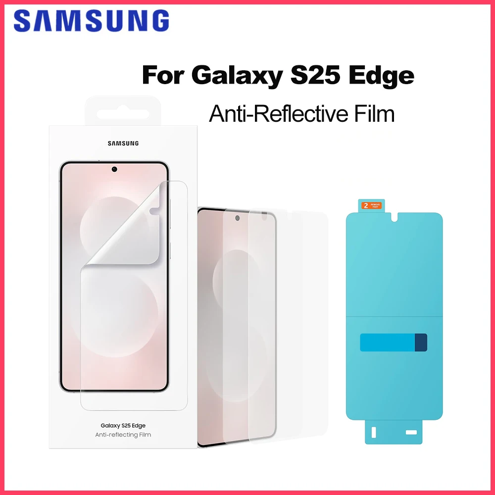 2PCS Original Samsung Galaxy S25 Edge Anti-Reflective Film EF-US937 Screen Protectors for Galaxy S25 Edge
2PCS Original Samsung Galaxy S25 Edge Anti-Reflective Film EF-US937 Screen Protectors for Galaxy S25 Edge