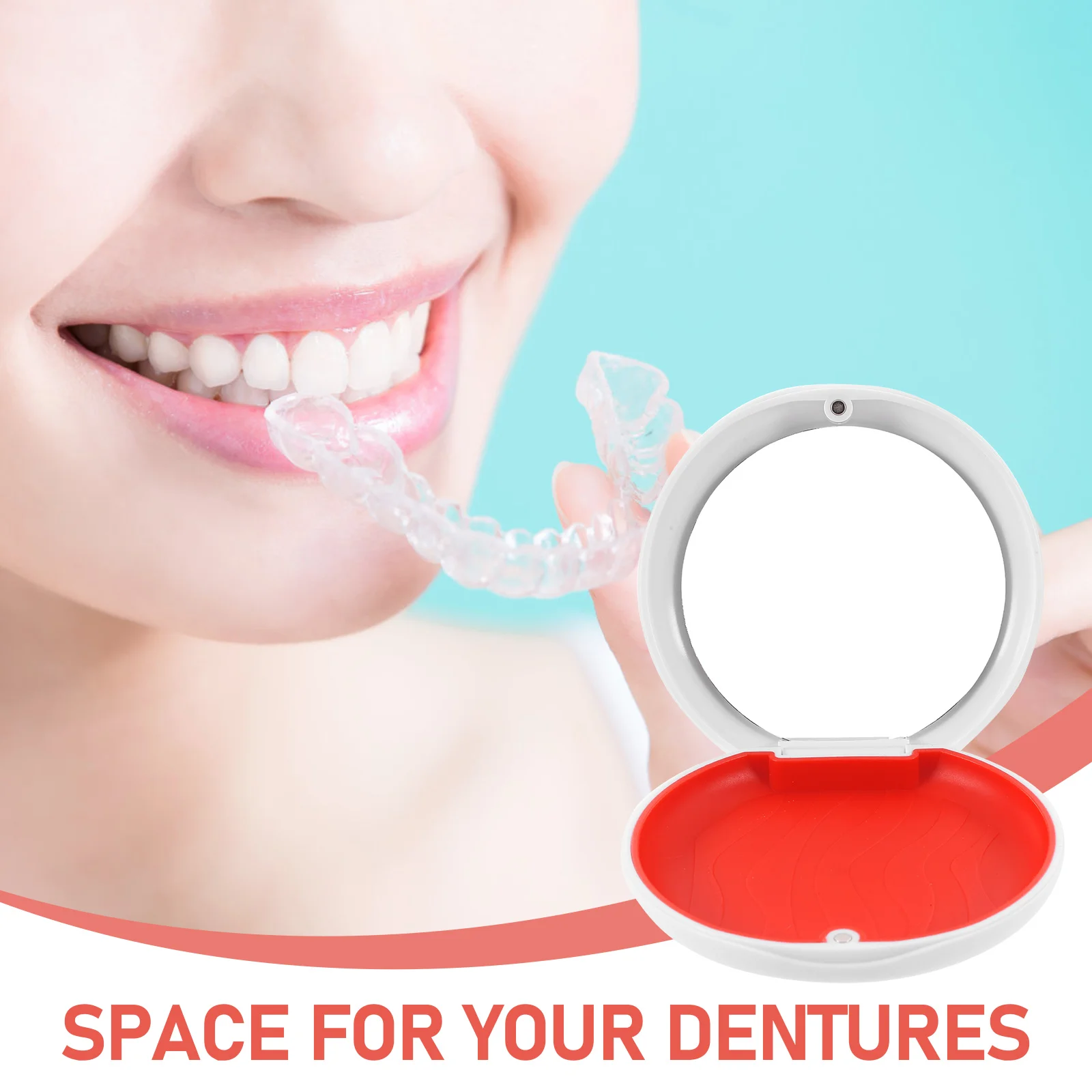 Magnetic Closure Retainer Storage Box With Mirror Portable Denture Holder Strong Durable Plastic Silicone Travel Friendly Small
Magnetic Closure Retainer Storage Box With Mirror Portable Denture Holder Strong Durable Plastic Silicone Travel Friendly Small