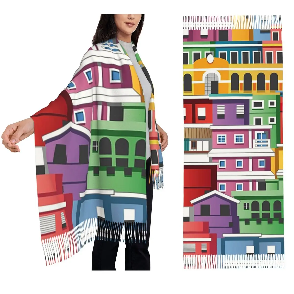 La Perla, San Juan (Puerto Rico) Шарф Шарфы с кисточками Женские мягкие теплые шали и накидки Большая осенне-зимняя шаль
La Perla, San Juan (Puerto Rico) Шарф Шарфы с кисточками Женские мягкие теплые шали и накидки Большая осенне-зимняя шаль