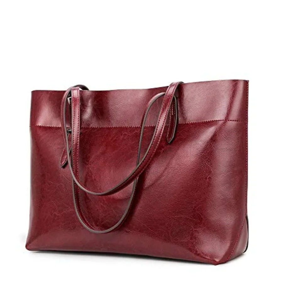 Kattee Vintage Genuine Leather Tote Shoulder Bag for Women Satchel Handbag with Top Handles
Kattee Vintage Genuine Leather Tote Shoulder Bag for Women Satchel Handbag with Top Handles